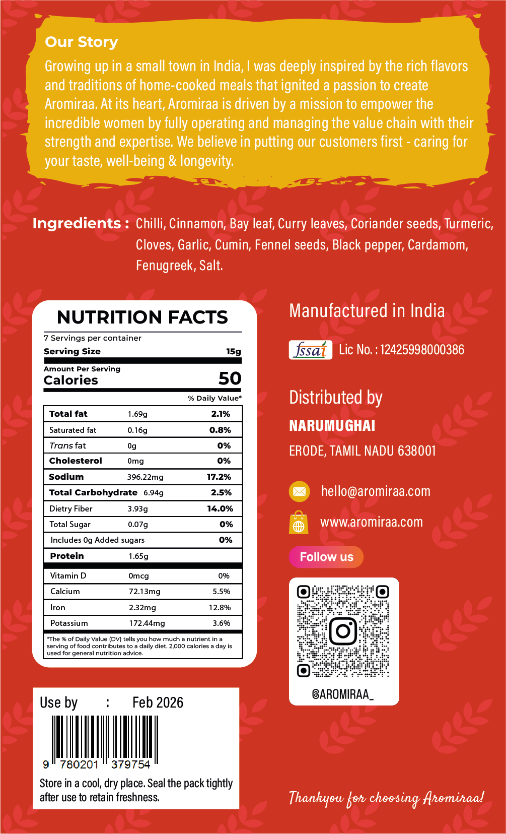All purpose curry masala